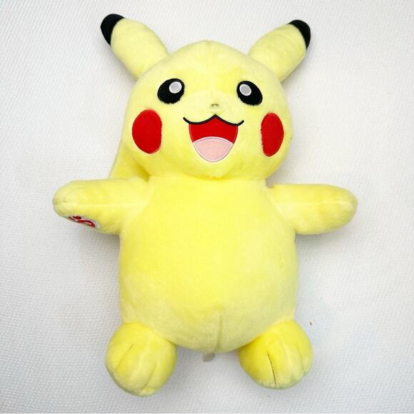Build A Bear Pokémon Pikachu LG Plush Stuffed Animal Sound 2021 Nintendo - Picture 1 of 5